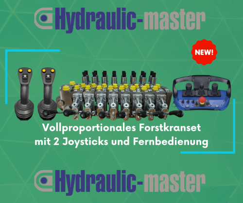 Hydraulic-Master - Vollproportionales Steuerset 